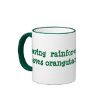 Rainforest and Orangutans Mug