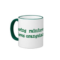 Rainforest and Orangutans Mug