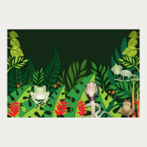 Rainforest Creatures Poster posters by naturespaintbox Rainforest Creatures Poster posters
