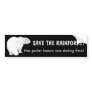 Rainforest Polar Bear Bumper Sticker
