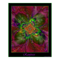 Rainforest poster - green border posters by KelleyArt Rainforest poster - green border posters