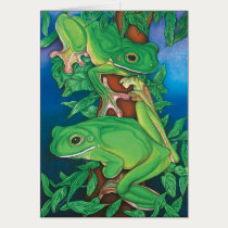 Rainforest Rendezvous Card by naturespaintbox Rainforest Rendezvous Card
