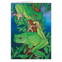 Rainforest Rendezvous Card by naturespaintbox Rainforest Rendezvous Card