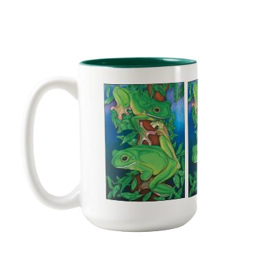 "Rainforest Rendezvous" Mug by naturespaintbox