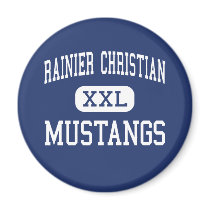 Rainier Christian - Mustangs - High - Auburn magnets