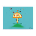 Raining cats and dogs postcards