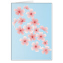 Raining Cherry Blossoms cards by candystore Raining Cherry Blossoms cards