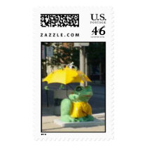 raining frogs postage