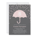 Raining Love Bridal Shower Invitation (Pink)