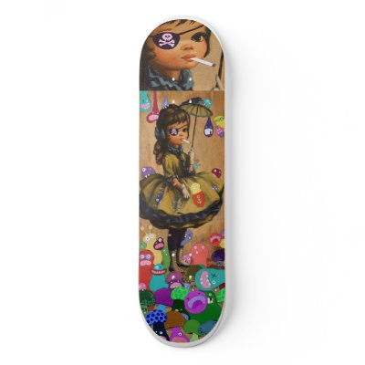 Raining Monsters Skateboard Decks by CheetaFight