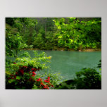 Raining on the Lake Print