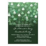 Raining Shamrocks St Patricks Day Party Invitation