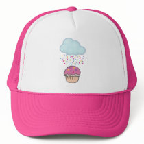 Raining Sprinkles on Cupcake Mesh Hat