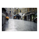 Rainstorm in Venice, Italy posters