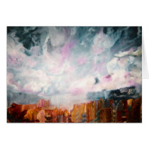Rainstorm on the Mesa Card