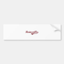 Rainsville Alabama Classic Design Bumper Sticker
