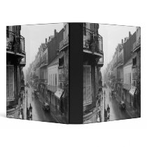 Rainswept Royal Street French Quarter Avery Binder by SialiciousStationary Rainswept Royal Street French Quarter Avery Binder