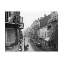 Rainswept Royal Street Postcard by Sialicious Rainswept Royal Street Postcard