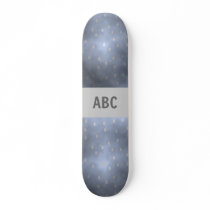 Rainy cloudy stormy sky. Gray and Blue. Skateboard Decks