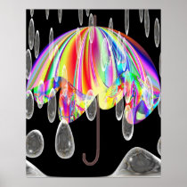 Rainy Day At The Zoo Posters