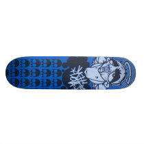 rainy day blues deck by DOLLA skateboards