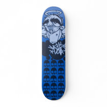 rainy day blues deck by DOLLA skateboards by dollalama rainy day blues deck by DOLLA skateboards