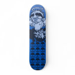 rainy day blues deck by DOLLA Skate Boards