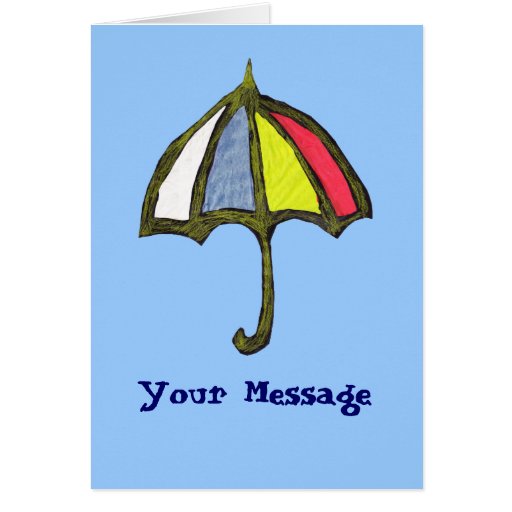 Rainy Day Card | Zazzle