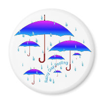 Rainy Day Feeling magnets