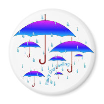 Rainy Day Feeling magnets