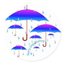 Rainy Day Feeling stickers by ragtops Rainy Day Feeling stickers