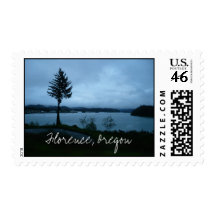 rainy day- Florence, Oregon- photography Stamps