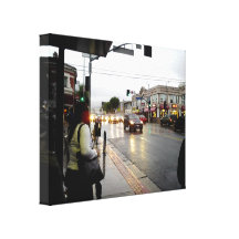 Rainy Day In Los Angeles Stretched Canvas Prints