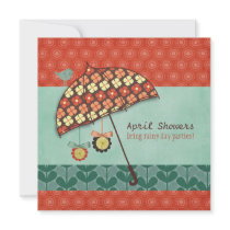 Rainy Day Party Invitations
