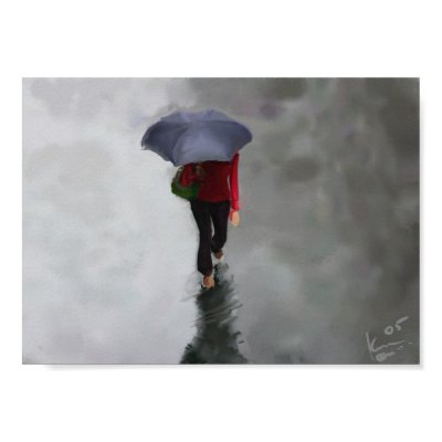 RAINY DAY POSTER by kdesocio