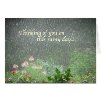 Rainy Day Thoughts card