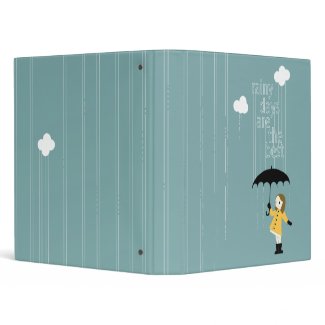 Rainy Days Binder binder