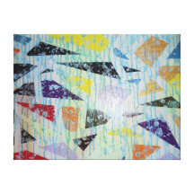 Rainy days gallery wrapped canvas