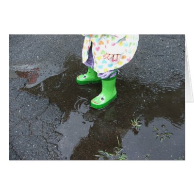 Rainy Days Greeting Card by AnyLee