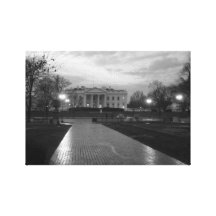 Rainy Evening in DC Gallery Wrapped Canvas