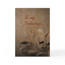 Rainy Monday Valentine Greeting Card by indolilly Rainy Monday Valentine Greeting Card