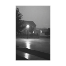 Rainy Night Canvas Prints