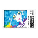 Rainy Rainbow Postage stamps