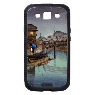 Rainy Season at Ryoshimachi Shinagawa Kawase Hasui Samsung Galaxy S3 Cases