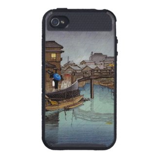 Rainy Season at Ryoshimachi Shinagawa Kawase Hasui iPhone 4/4S Cases