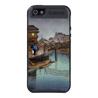 Rainy Season at Ryoshimachi Shinagawa Kawase Hasui iPhone 5 Covers