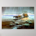 RAINY STAGE by SHARON SHARPE posters