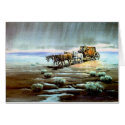 RAINY STAGECOACH by SHARON SHARPE cards