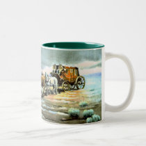 RAINY STAGECOACH by SHARON SHARPE mugs