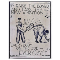 Raise The Board And Pass The New Ambition flyers